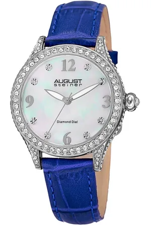 August Steiner Womens Auralith Bloom 35mm Quartz - - One Size