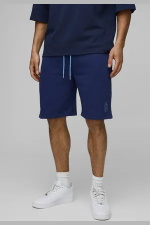 Boohoo Oversized Embroidered Shorts - - L