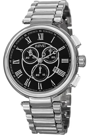 August Steiner Imperial Solis 44mm Swiss Chronograph Quartz - - One Size