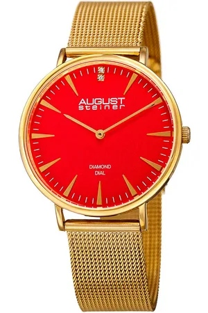 August Steiner Womens Velanthra Mesh 38mm Japanese Quartz Classic - - One Size