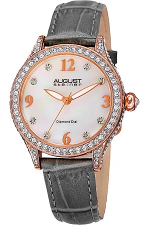 August Steiner Womens Auralith Bloom 35mm Quartz - - One Size