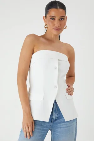 MissPap Womens Tailored Bandeau Top - - 14