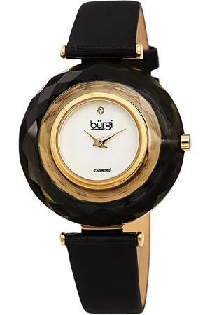 Bürgi Womens Obsidian Mirage 34mm Quartz Elegant - - One Size