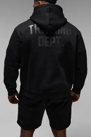Boohoo Man Active Training Dept Oversized Short Tracksuit - - M