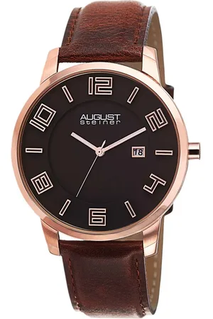 August Steiner AS8108 Casual Watch Round Case - - One Size