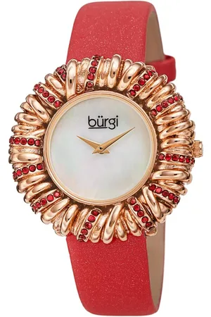 Bürgi Womens Solaris Rouge 38mm Quartz Fashion - - One Size