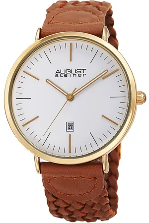 August Steiner Aurion Weave 42mm Quartz Classic - - One Size