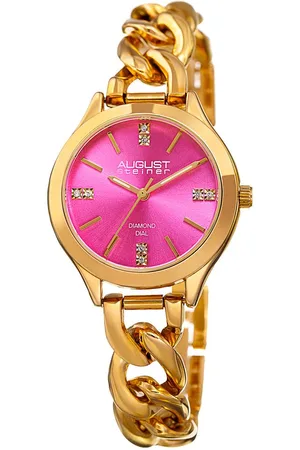 August Steiner Womens Valessia Classic 33mm Japanese Quartz Fashion - - One Size