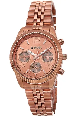 August Steiner Womens Solantra Chronograph 35mm Swiss Quartz - - One Size
