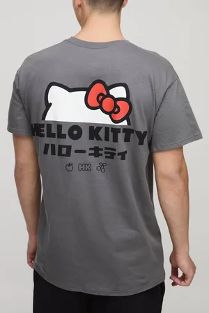 Boohoo Oversized Hello Kitty License Printed T-Shirt - - XS