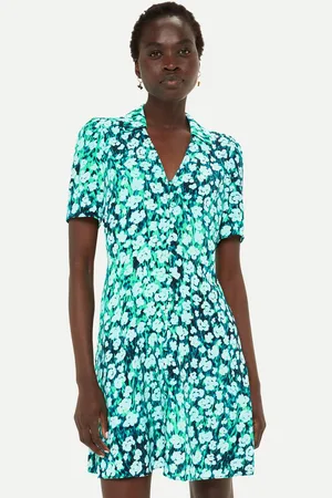 Whistles Womens Floral Petal Rowan Mini Dress Floral - - 8