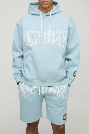 Boohoo Oversized Homme Hooded Short Tracksuit - - M