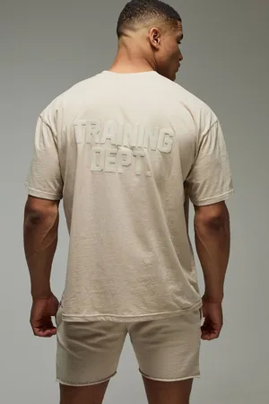 Boohoo Man Active Training Dept T-shirt & Short Tracksuit Set - - 2XL