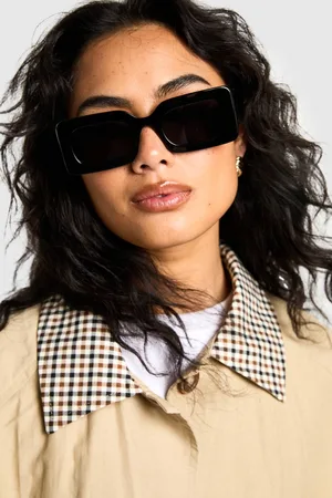 Boohoo Womens Thick Frame Square Sunglasses - - One Size