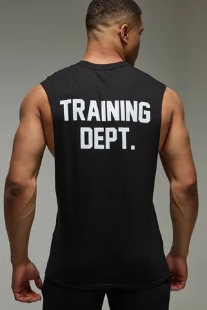 Boohoo Training Dept Oversized Dropped Armhole vest - - M