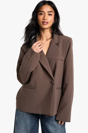 Boohoo Womens Petite Essential Oversized Blazer - - 6