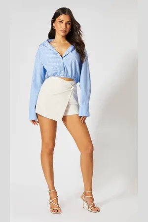 MissPap Womens High Waist Twist Detail Skort - - 12