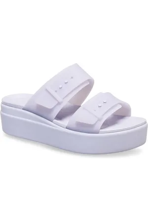 Crocs Womens Brooklyn Buckle Low Wedge - - 7