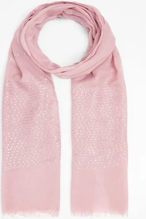Quiz Womens Pale Sequin Scarf - One Size