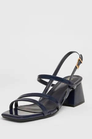 Quiz Womens Slingback Low Block Heels - 3