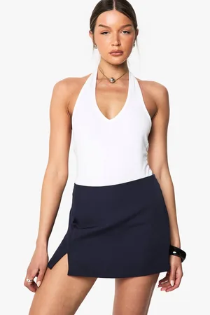 Boohoo Womens Split Hem Mini Skort - - 12