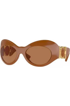VERSACE Womens VE4462-544773 Round/Oval Sunglasses - - One Size