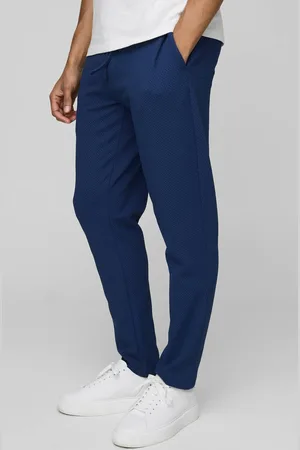 Boohoo Cropped Tapered Textured Jogger - - M