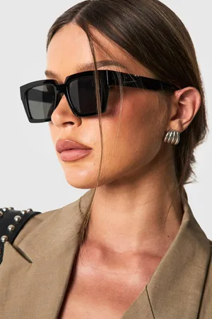 Boohoo Womens Frame Rectangular Sunglasses - One Size