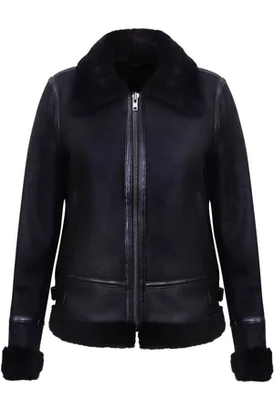 Infinity Womens B3 Sheepskin Leather Jacket-Campinas - - 8