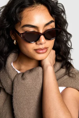 Boohoo Womens Frame Cat Eye Sunglasses - One Size