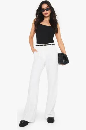 Boohoo Womens Tall Essential Flare Leg Trouser - - 12