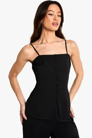 Boohoo Womens Tall Woven Tailored Top - - 18