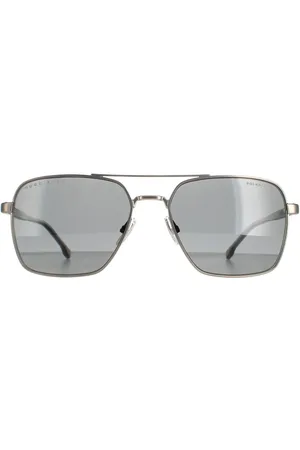 HUGO BOSS Aviator Matte Ruthenium Polarized BOSS 1045/S - One Size
