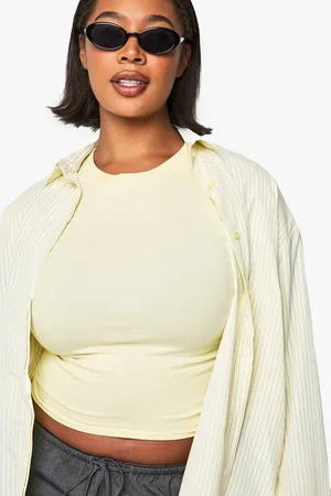 Boohoo Womens PLUS BASICS FITTED TOP - - 20