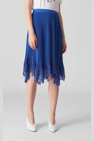 Whistles Womens Dahlia Pleated Lace Skirt - - 10