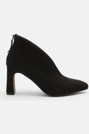 Quiz Womens Block Heel Shoes Boots - 4