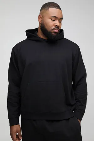 Boohoo Plus 260GSM Loopback Boxy Oversized Fit Basic Hoodie - - 4XL