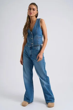 Urban Bliss Womens Bleach Wide Leg Jean - - 14