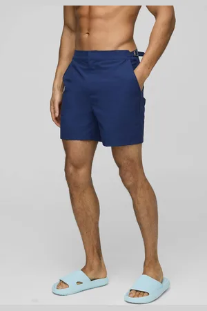 Boohoo Fixed Adjustable Waistband Smart Swimshort - - M