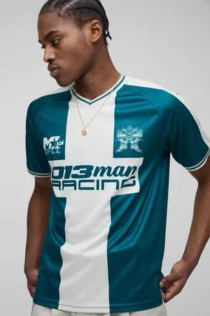 Boohoo Regular Fit Man Racing Mesh Sports Top - - M
