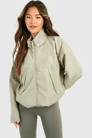 Boohoo Womens Popper Detail Oversized Jacket - - 10