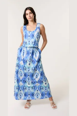 Blue Vanilla Womens Bubble Hem Maxi Dress - M/L