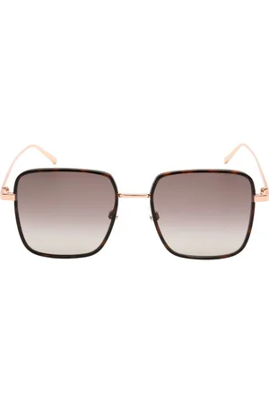Marc Jacobs Brown Gradient Lens Rose Gold Sunglasses - - One Size