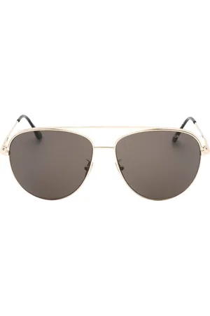 Tom Ford Aisian Fit Smoke Lens Shiny Rose Gold Sunglasses - - One Size