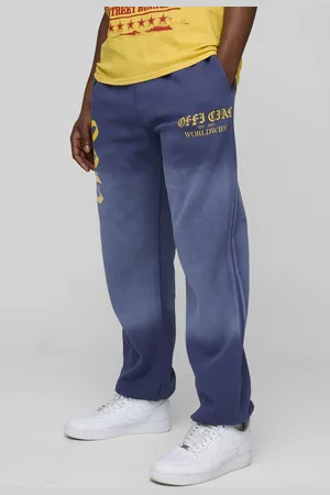 Boohoo Relaxed Official Spray Wash Joggers - - M