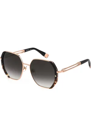 Furla Womens SFU689V-540300 Geometric/Octagonal Sunglasses - - One Size