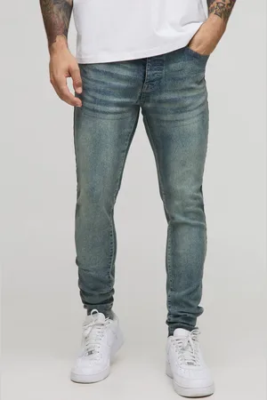 Boohoo Skinny Stretch Extreme Washed Skinny Jeans - - 34R