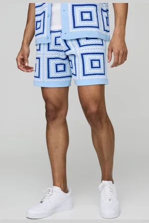 Boohoo Relaxed Crochet Knit Short - - M