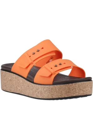 Crocs Womens Brooklyn Buckle Low Wedge - - 5