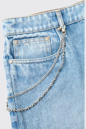 Boohoo Layered Jean Chain - - One Size